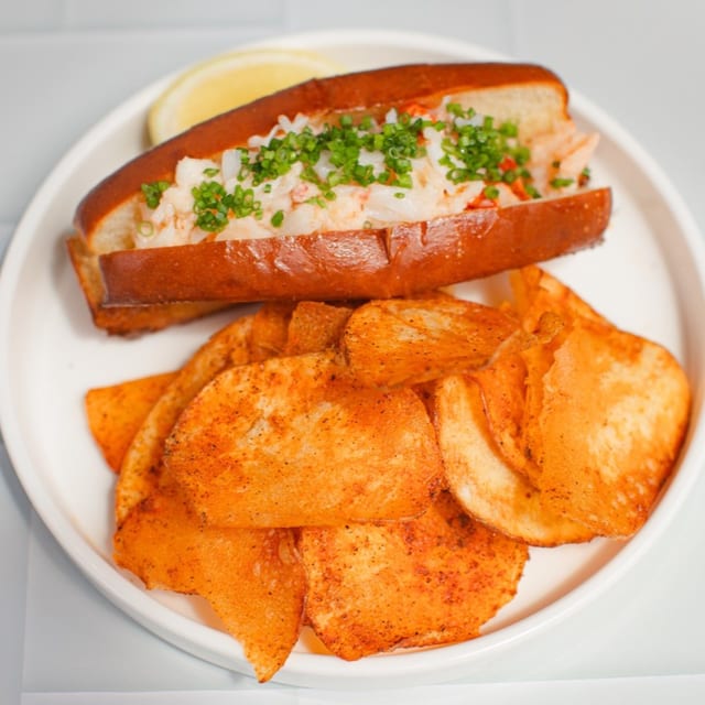 Warm Maine Lobster Roll.