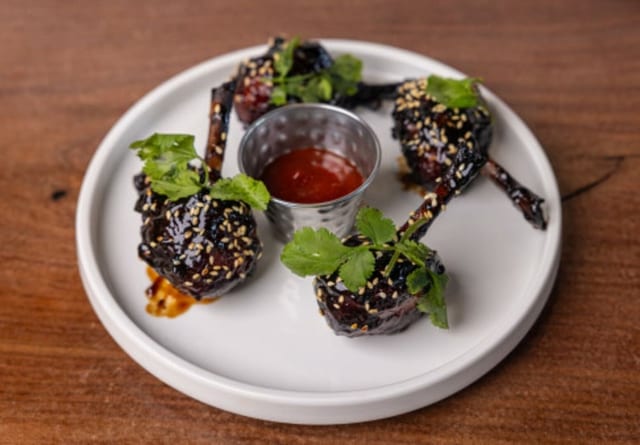 Hoisin-Sesame Chicken Wings.