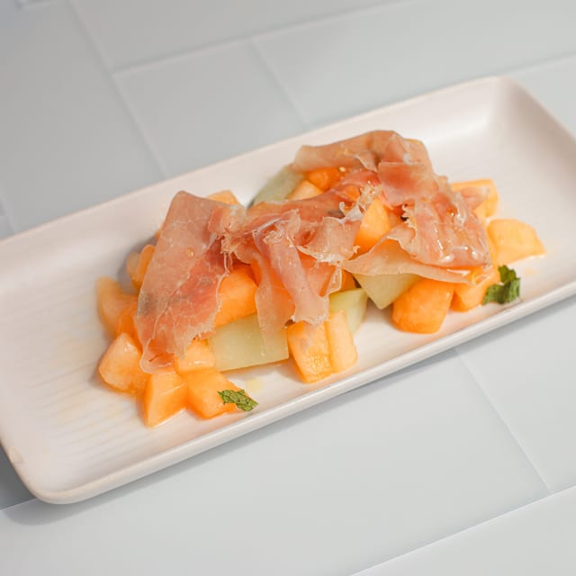 Heirloom Melon and Prosciutto.