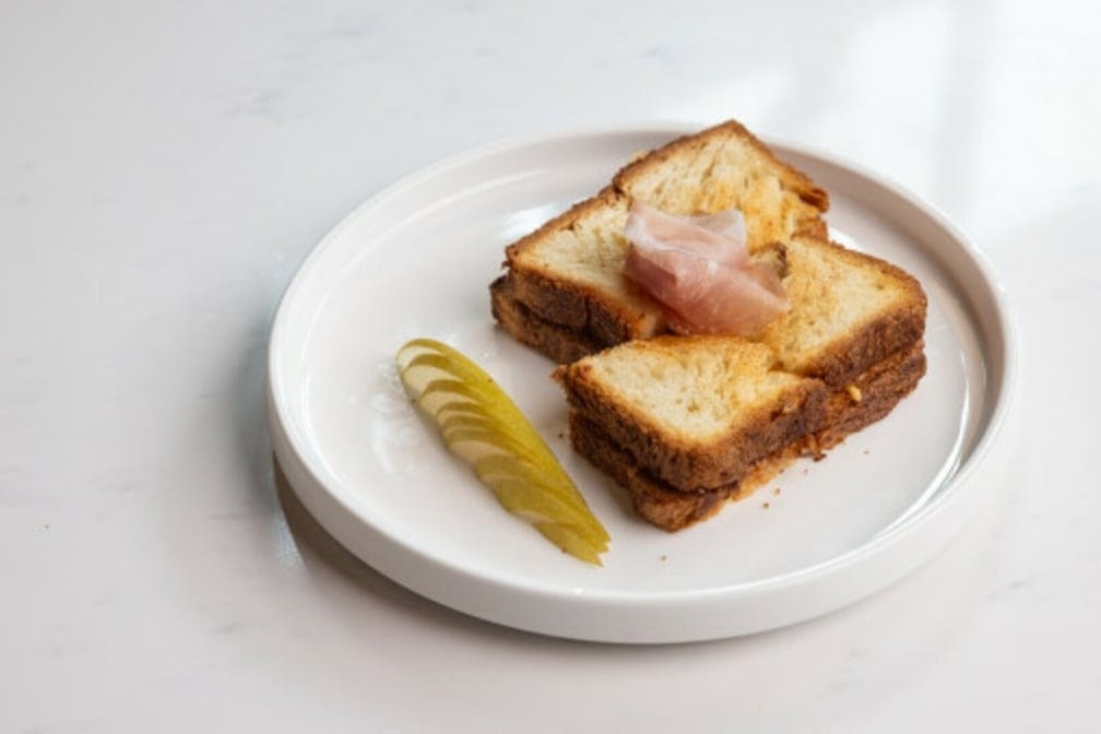 Grilled Cheese and Prosciutto.